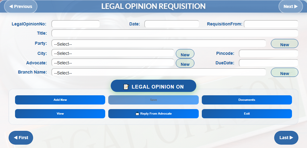 Legal Opinion